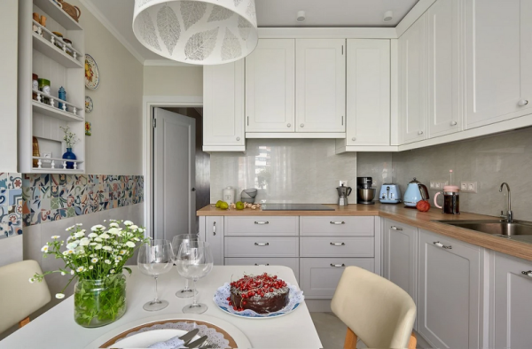 Угловой кухонный гарнитур для кухни: 5 вариантов планировки и примеры проектов (105 фото)